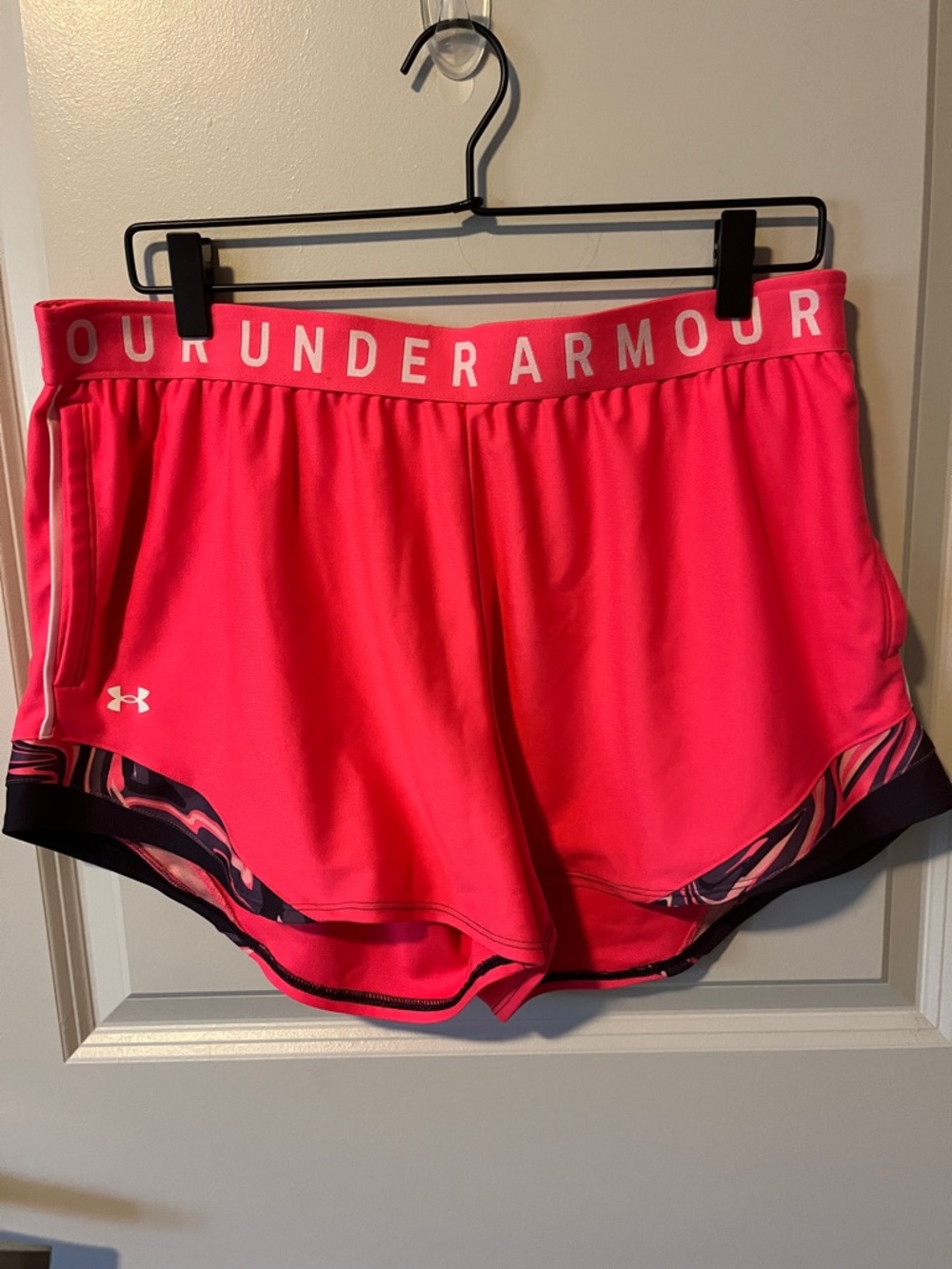 Under Armour Women’s Hot Pink Athletic Running Shorts